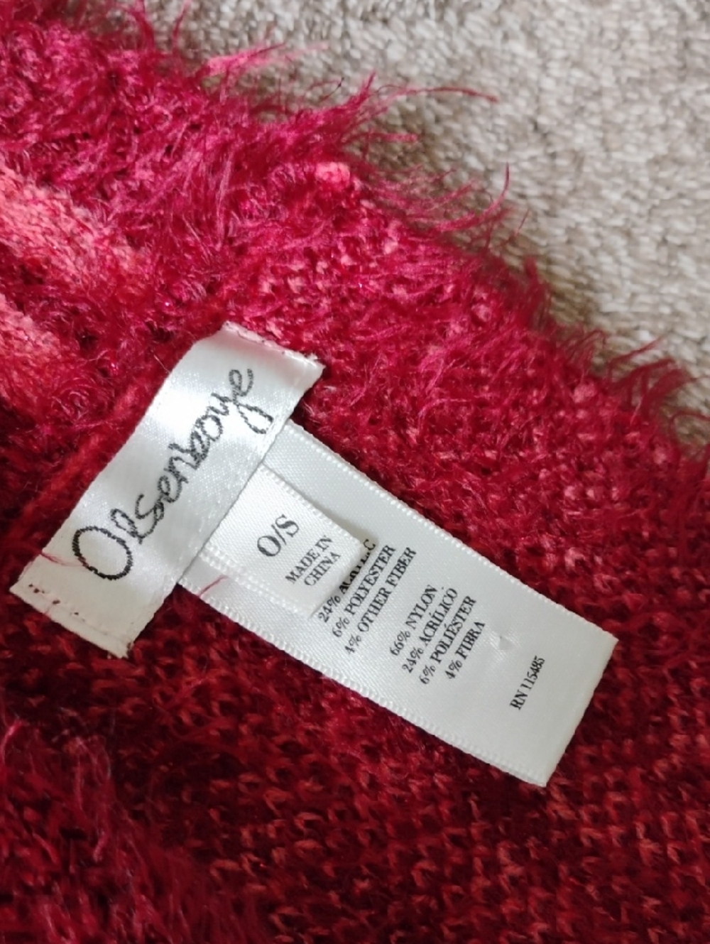 Olsenboye Fuzzy Twist Cowl Scarf - Picture 2 of 4